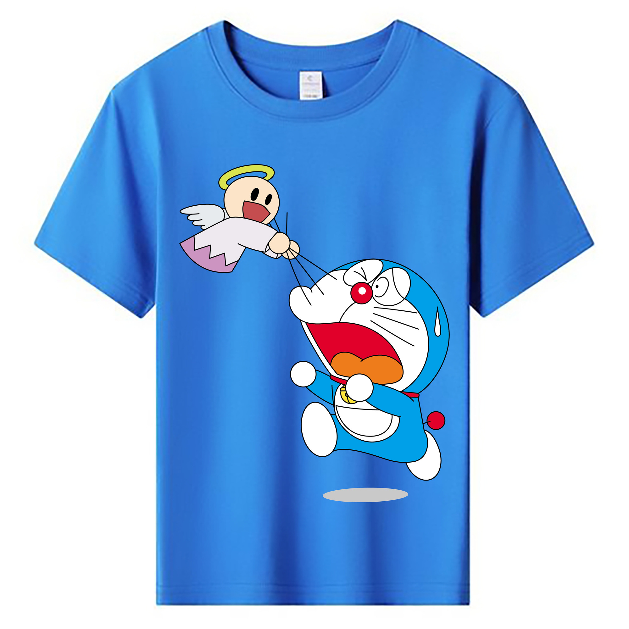 （画像用） ドラえもん Doraemon 綿100％キッズTシャツ（フロントプリント）